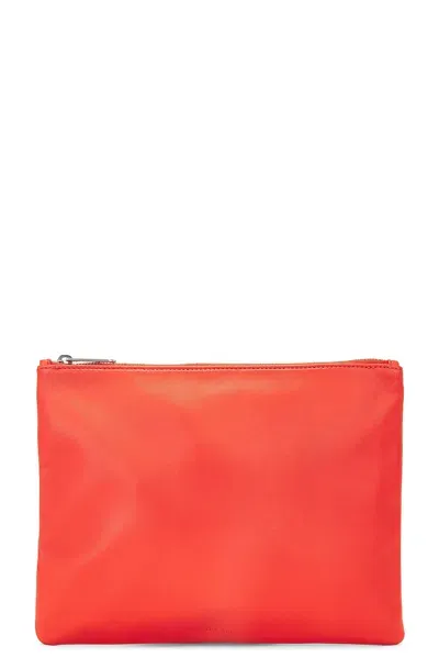 The Row Allegra Pouch In Candy Red Ans