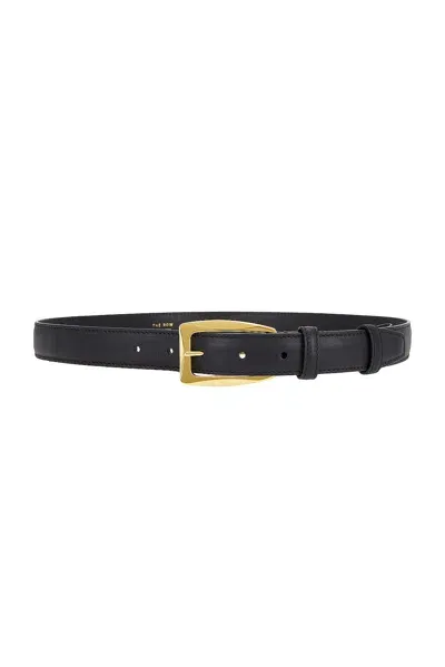 The Row Arco Belt In Black Ang