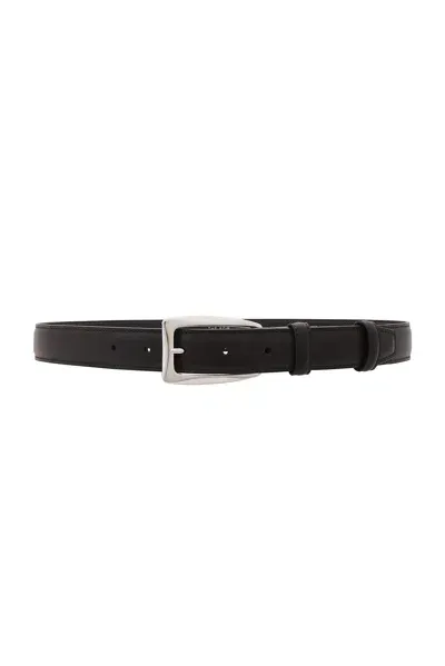 The Row Arco Belt In Dark Brown Ans