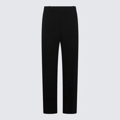 The Row Black Wool Pants