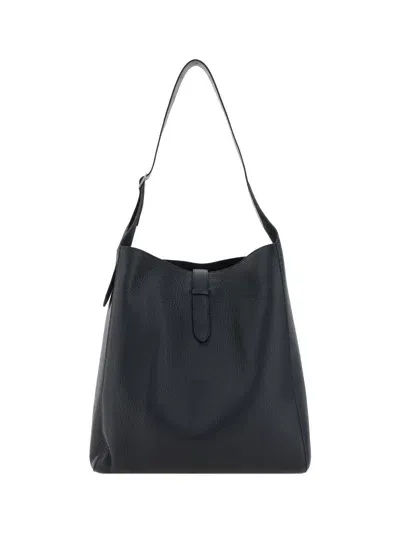 The Row Blake Hobo Shoulder Bag In Black Pld