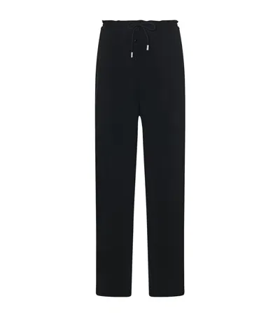 The Row Bonnette Wool-blend Trousers In Black