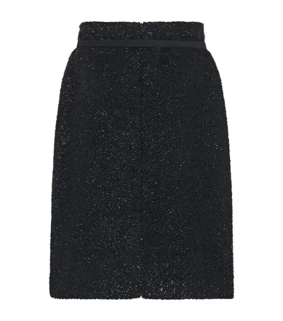 The Row Corinna Mini Skirt In Black