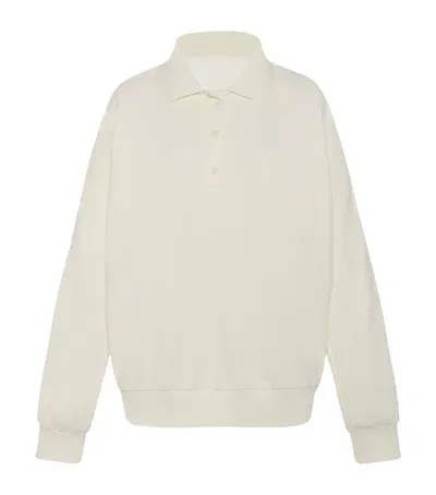 The Row Corzas Cotton Sweatshirt In Ivory