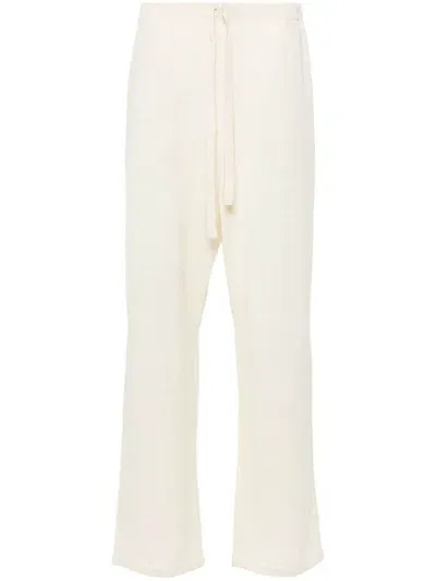 The Row Darvi Wide-leg Trousers In Neutrals