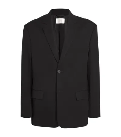 The Row Eligio Wool Blazer In Black