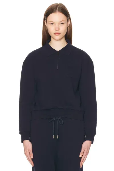 The Row Estee Pullover In Navy