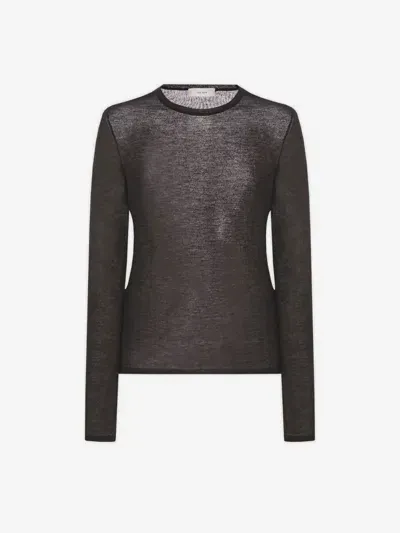 The Row Inverness Cashmere Sweater In Black