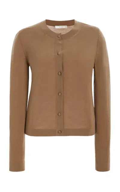 The Row Iyona Wool Cardigan In Neutral