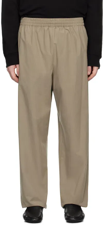 The Row Khaki Ando Trousers In Khk Khaki