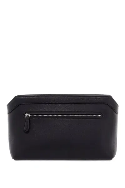 The Row Leather Terrace Pouch For In Black