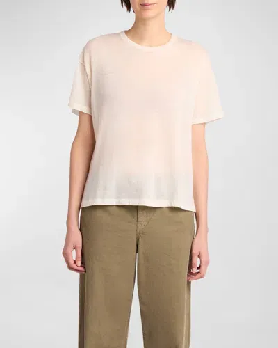 The Row Lila Cashmere Top In Natural