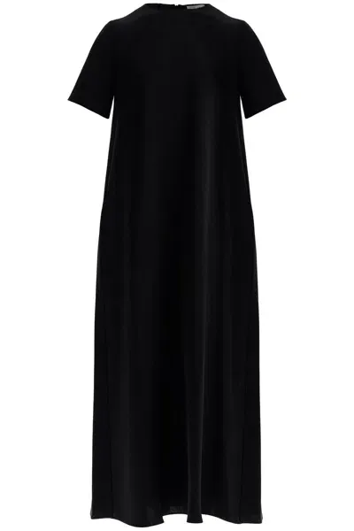 The Row Long Cady Dress Robi In In Black