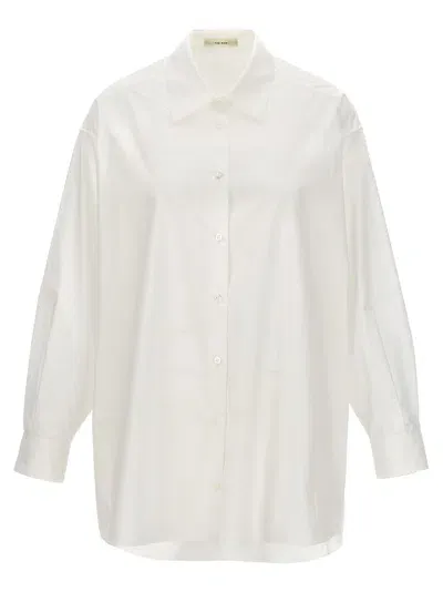 The Row Luka Shirt, Blouse In White