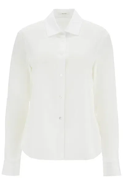 The Row Maigret Poplin Shirt In White