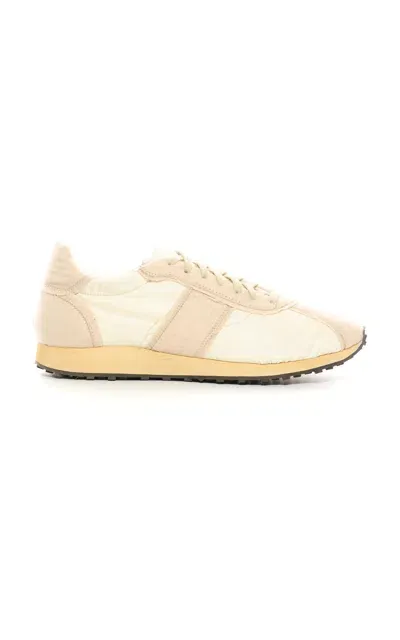 The Row Mica Cashmere; Nylon Sneakers In Neutral