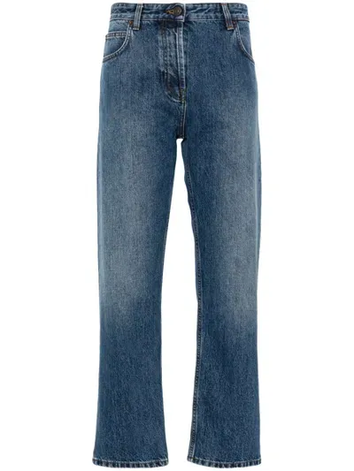 The Row Lesley Jeans Mit Geradem Bein In Blue