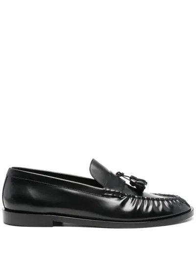 The Row Tassel-embellished Loafers In Black