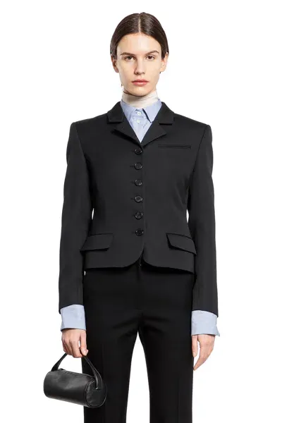 The Row Woman Black Blazers