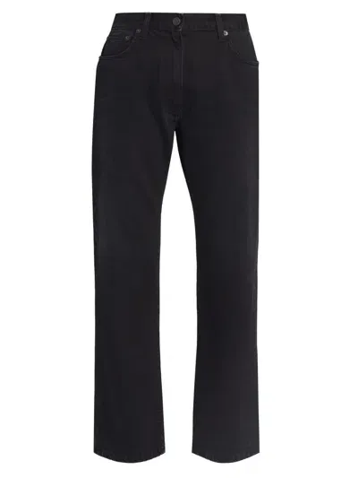 The Row Women's Ryley Rigid Straight Ankle Jeans In Black