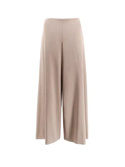 The Row Wool Trouser In Neutral