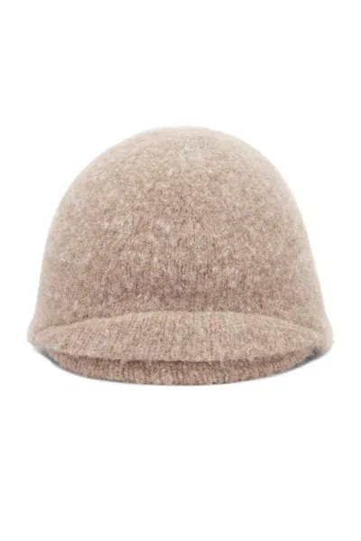 The Row Zeno Beanie In Sesame Melange