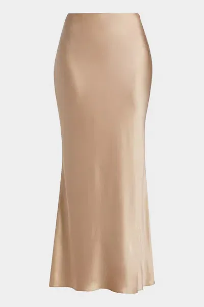 The Sei Bias Maxi Skirt In Champagne In Black