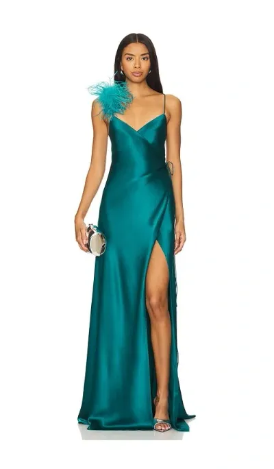 The Sei Abendkleid Wrap In Teal