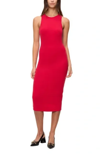 The Standard Stitch The Racerback Midi Dress In Red