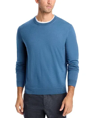 The Men's Store At Bloomingdale's Merino Wool Crewneck Sweater - Exclusive In Bering Sea