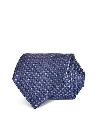 The Men's Store At Bloomingdale's Silk Classic Geometric Floral Tie - Exclusive In Navy