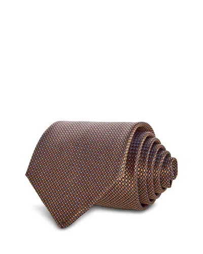 The Men's Store At Bloomingdale's Silk Classic Micro Geometric Tie - Exclusive In Yellow