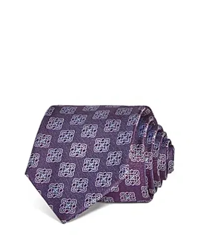 The Men's Store At Bloomingdale's Silk Classic Medallion Tie - Exclusive In Purple