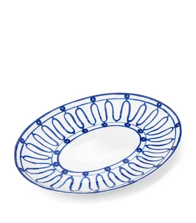 Themis Z Kyma Serving Platter In Blue