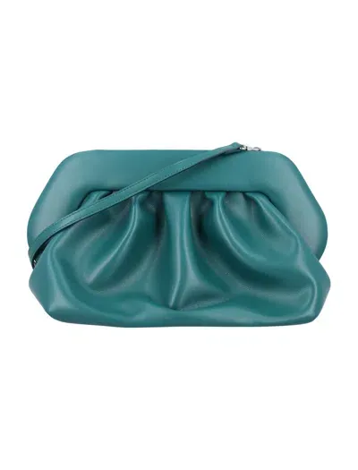 Themoirè Bios Vegan Fabric Clutch In Eden Green