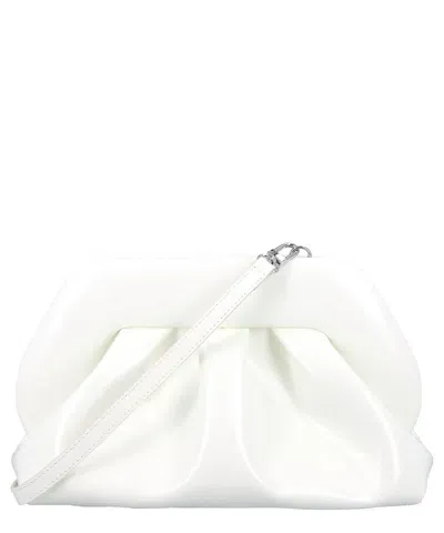 Themoirè Clutch In White