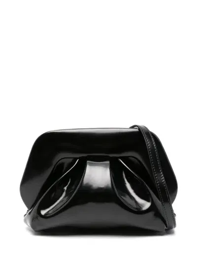 Themoirè Gea Clutch Bag In Black