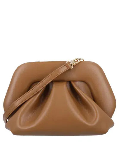 Themoirè Gea Clutch In Brown