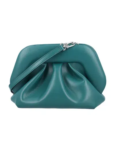 Themoirè Gea Vegan Fabric Clutch In Eden Green