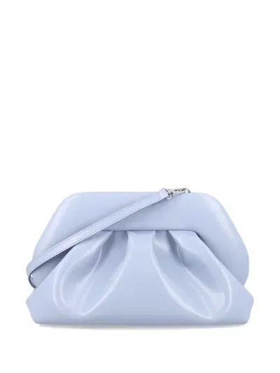 Themoirè Tia Clutch Bag In Blau