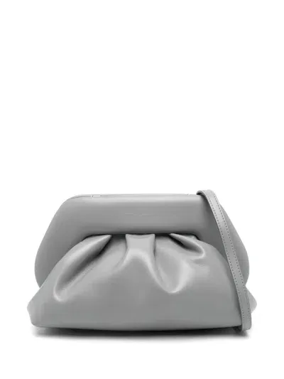 Themoirè Tia Clutch Bag In Grey