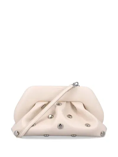 Themoirè Tia Clutch Bag In Neutrals