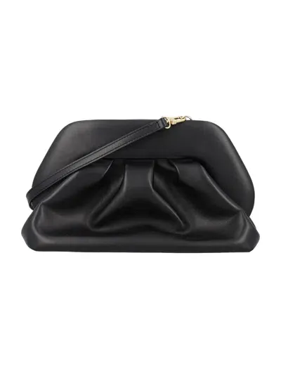 Themoirè Tia Clutch In Black