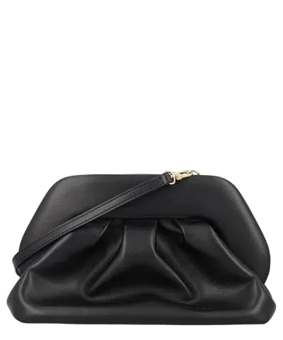 Themoirè Tia Clutch In Black