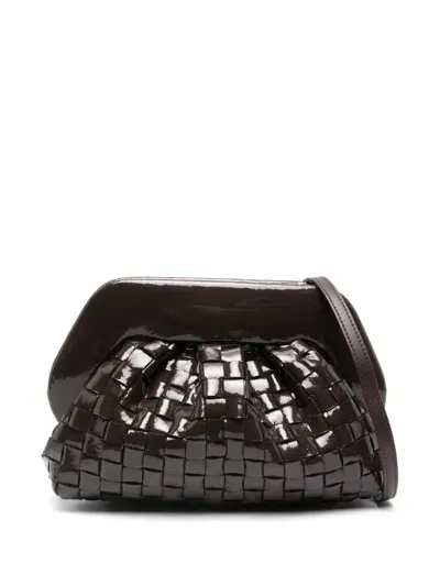 Themoirè Tia Naplak Clutch Bag In 褐色