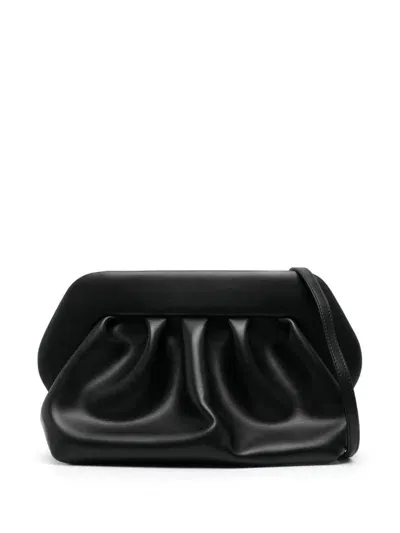 Themoire' Bios Vegan Leather Clutch In Black