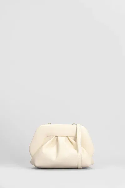 Themoirè Gea Vegan Fabric Clutch In Beige