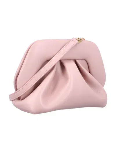 Themoirè Gea Vegan Fabric Clutch In Old Rose