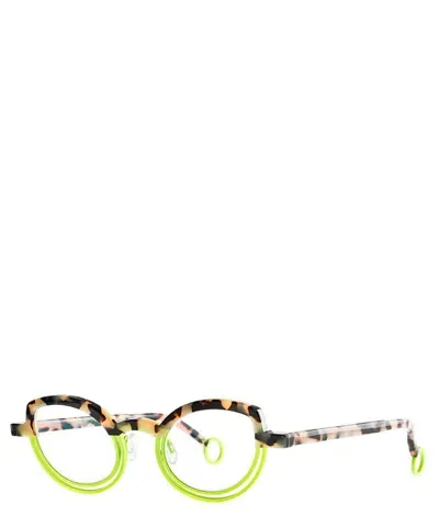 Theo Eyeglasses Shooter 014 Dalmatian+fluo Yellow In Crl