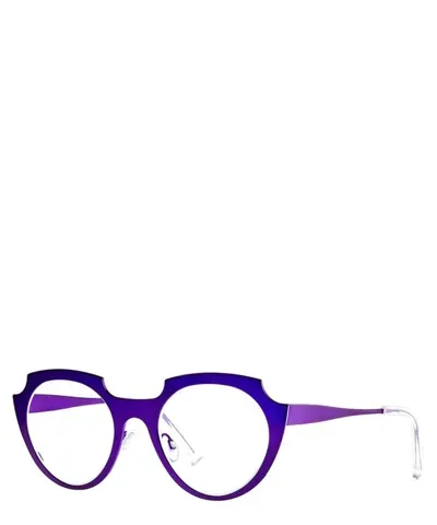 Theo Eyeglasses Toujours 304 Fluo Purple In Crl